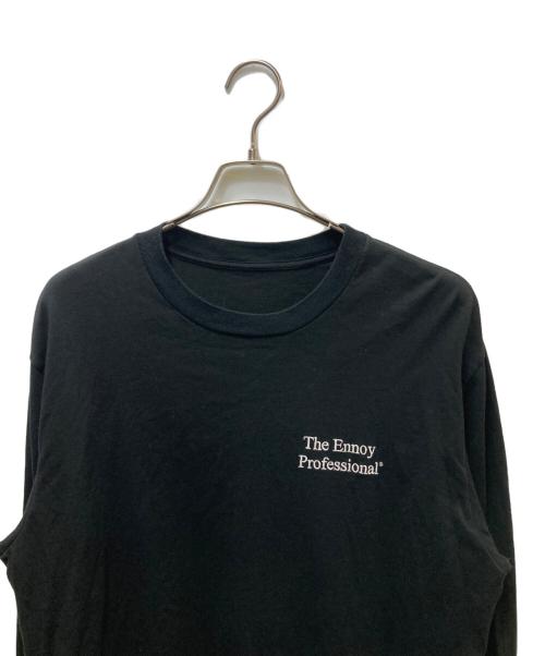 The Ennnoy Professional（ザ エンノイ プロフェッショナル）The Ennnoy Professional (ザ エンノイ プロフェッショナル) L/S Tee ブラック サイズ:Ｍの古着・服飾アイテム