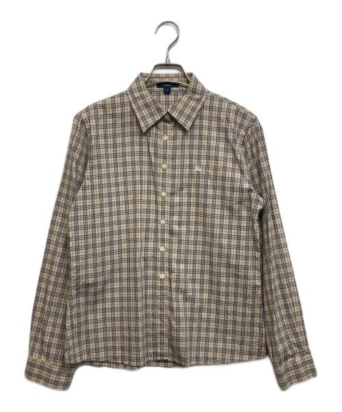 BURBERRY LONDON（バーバリーロンドン）BURBERRY LONDON (バーバリーロンドン) ノバチェックシャツ ベージュ サイズ:Lの古着・服飾アイテム