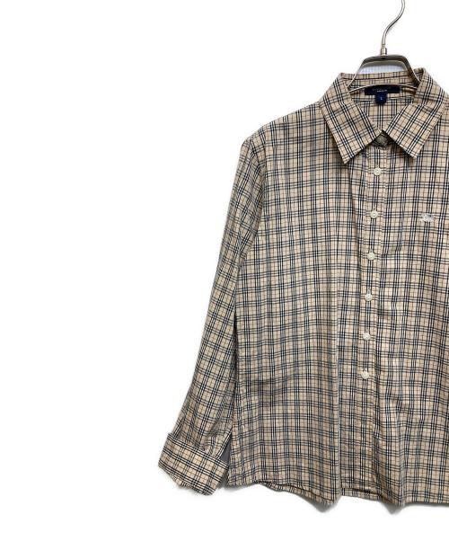 BURBERRY LONDON（バーバリーロンドン）BURBERRY LONDON (バーバリーロンドン) ノバチェックシャツ ベージュ サイズ:Lの古着・服飾アイテム