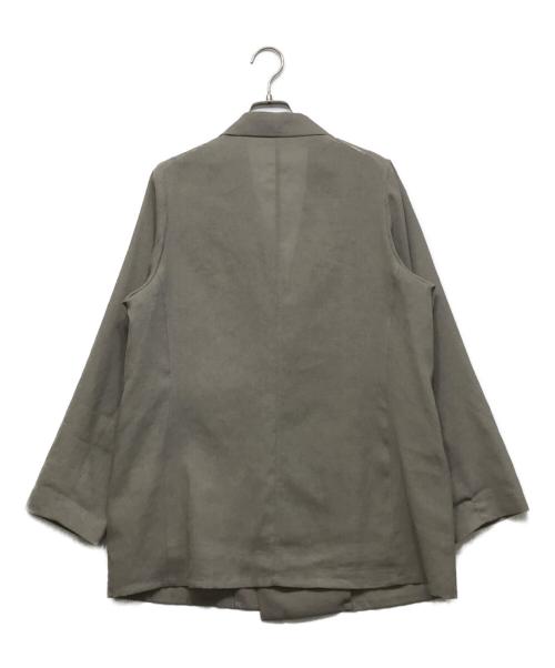 Loungedress（ラウンジドレス）Loungedress (ラウンジドレス) 【洗濯可】リネンライクシアージャケット ベージュ サイズ:FREEの古着・服飾アイテム