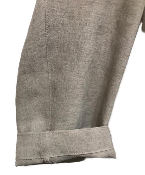 Loungedress（ラウンジドレス）Loungedress (ラウンジドレス) 【洗濯可】リネンライクシアージャケット ベージュ サイズ:FREEの古着・服飾アイテム