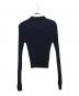 MAISON KITSUNE (メゾンキツネ) E ベイビー フォックス プリーツ リブカーディガン ネイビー サイズ:M：15000円