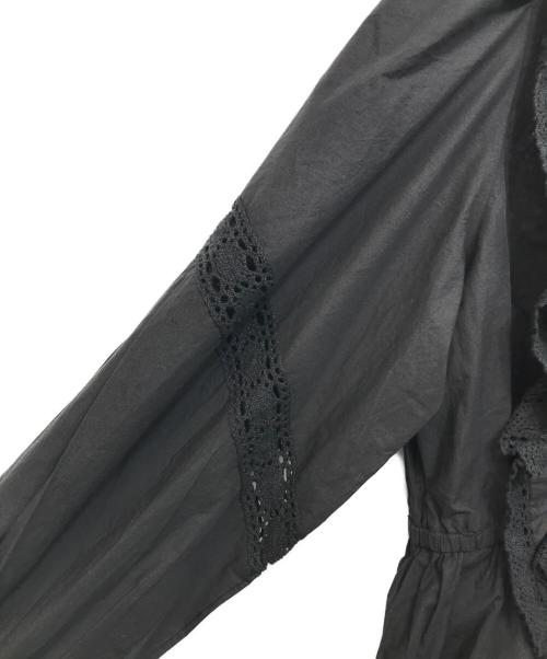 crinkle crinkle crinkle（クリンクル クリンクル クリンクル）crinkle crinkle crinkle (クリンクル クリンクル クリンクル) pillow case blouse ブラック サイズ:freeの古着・服飾アイテム