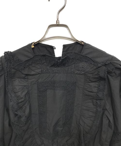 crinkle crinkle crinkle（クリンクル クリンクル クリンクル）crinkle crinkle crinkle (クリンクル クリンクル クリンクル) pillow case blouse ブラック サイズ:freeの古着・服飾アイテム
