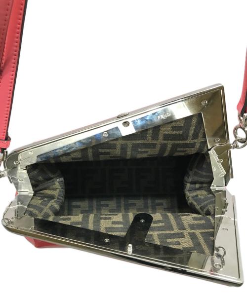 FENDI（フェンディ）FENDI (フェンディ) ファースト スモール ショルダーバッグ 8BP137 / パテントレザー ピンクの古着・服飾アイテム