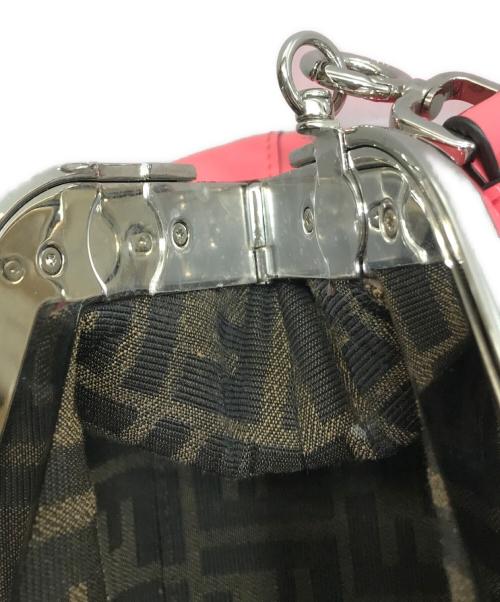 FENDI（フェンディ）FENDI (フェンディ) ファースト スモール ショルダーバッグ 8BP137 / パテントレザー ピンクの古着・服飾アイテム
