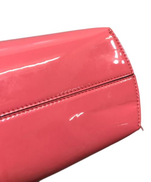 FENDI（フェンディ）FENDI (フェンディ) ファースト スモール ショルダーバッグ 8BP137 / パテントレザー ピンクの古着・服飾アイテム