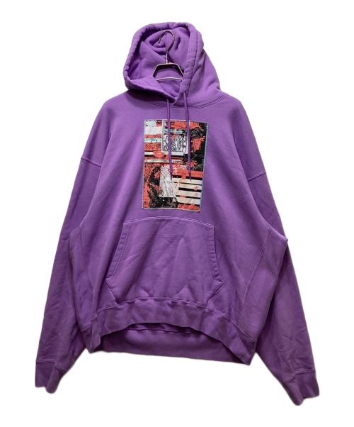 C.E（シーイー）C.E (シーイー) MD Lip Reader HOODY　CES28CS08 / スウェット プルオーバーパーカー パープル サイズ:XLの古着・服飾アイテム