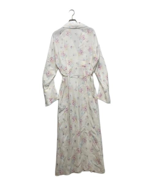 Mame Kurogouchi（マメクロゴウチ）mame kurogouchi (マメクロゴウチ) Floral Motif Printed Dress ホワイト サイズ:2の古着・服飾アイテム
