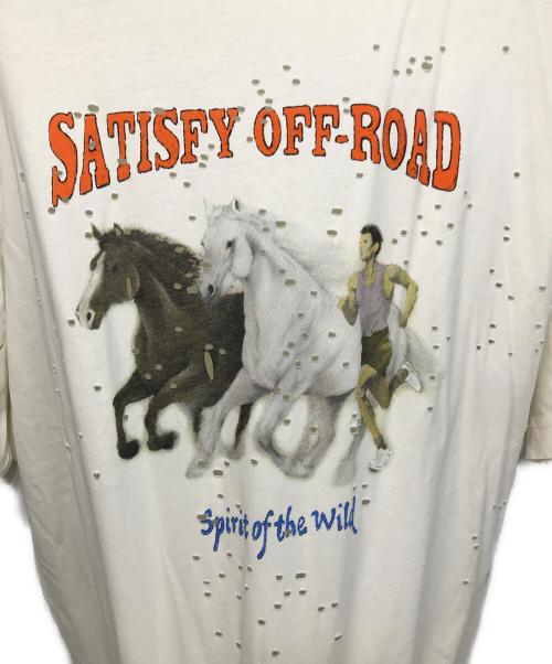 Satisfy（サティスファイ）Satisfy (サティスファイ) MothTech(TM)T-Shirt ホワイト サイズ:XLの古着・服飾アイテム