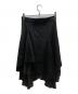 Miseki seoul (ミセキソウル) UNBALANCED LAYERED SKIRT ブラック サイズ:1：8000円