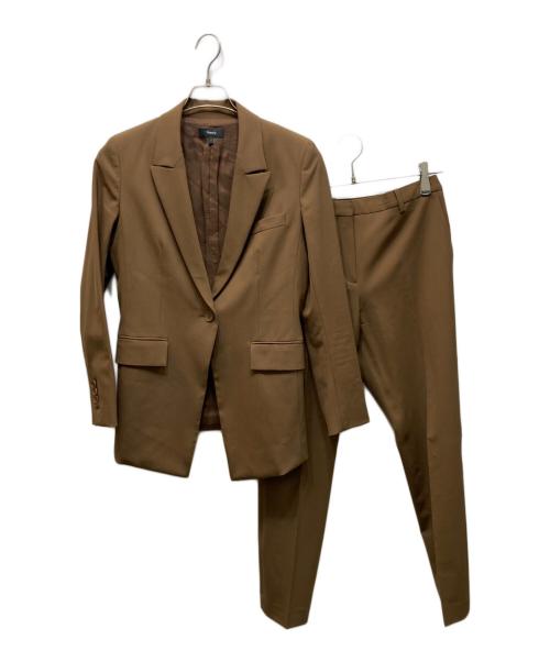 theory（セオリー）theory (セオリー) セットアップ ブラウン サイズ:2の古着・服飾アイテム