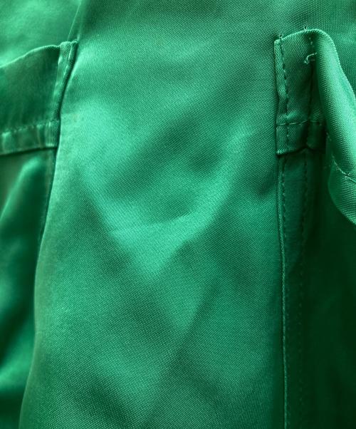 PLAN C（プランシー）Plan C (プランシー) 切替ワンピース グリーン×ブラック サイズ:38の古着・服飾アイテム