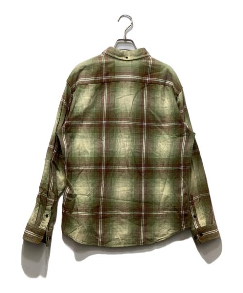 SUPREME（シュプリーム）Supreme (シュプリーム) Shadow Plaid Flannel Shirt（シャドウプレイド フランネルシャツ） グリーン サイズ:Sの古着・服飾アイテム