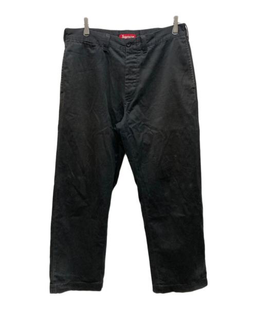 SUPREME（シュプリーム）SUPREME (シュプリーム) Pin Up Chino Pant ブラック サイズ:32の古着・服飾アイテム