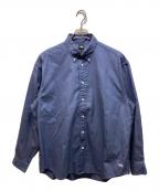 THE NORTH FACEザ ノース フェイス）の古着「ロングスリーブハーフドームシャツ」｜ブルー