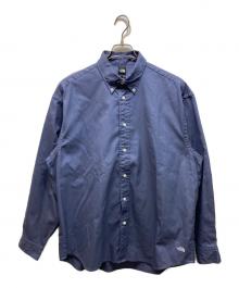 THE NORTH FACE（ザ ノース フェイス）の古着「ロングスリーブハーフドームシャツ」｜ブルー