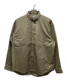 THE NORTH FACE（ザ ノース フェイス）の古着「ロングスリーブハーフドームシャツ」｜ベージュ