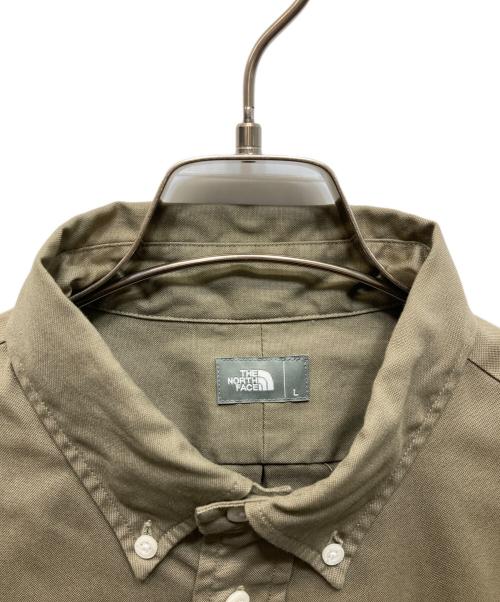 THE NORTH FACE（ザ ノース フェイス）THE NORTH FACE (ザ ノース フェイス) ロングスリーブハーフドームシャツ ベージュ サイズ:Lの古着・服飾アイテム