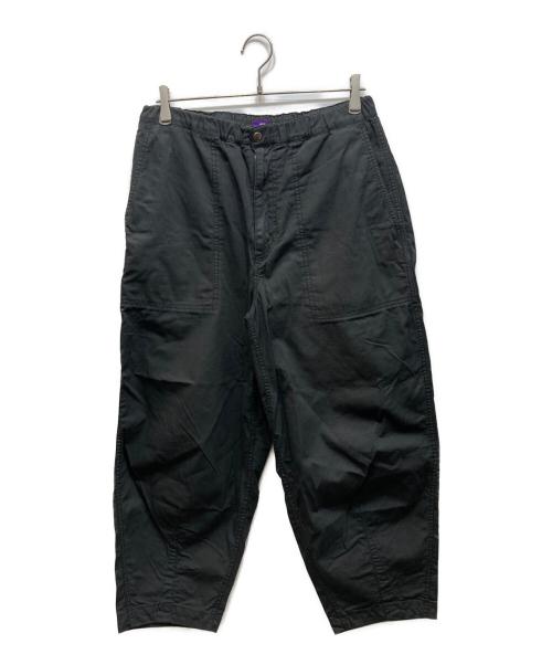 THE NORTHFACE PURPLELABEL（ザ・ノースフェイス パープルレーベル）THE NORTHFACE PURPLELABEL (ザ・ノースフェイス パープルレーベル) Ripstop Wide Cropped Field Pants ブラック サイズ:32の古着・服飾アイテム