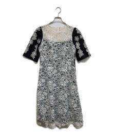 TADASHI SHOJI（タダシ ショージ）の古着「レースワンピース」｜ホワイト