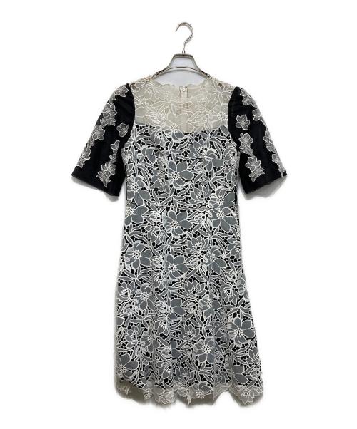 TADASHI SHOJI（タダシ ショージ）TADASHI SHOJI (タダシ ショージ) レースワンピース ホワイト サイズ:FREEの古着・服飾アイテム