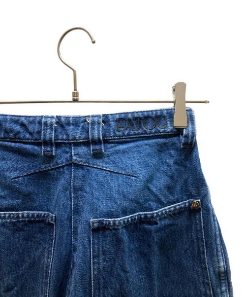 patou（パトゥ）Patou (パトゥ) デニム キャロット パンツ インディゴ サイズ:34の古着・服飾アイテム