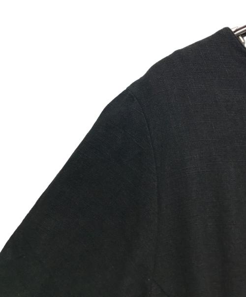 RIM.ARK（リムアーク）RIM.ARK (リムアーク) リネン混バックオープンストラップドレス ブラック サイズ:36の古着・服飾アイテム