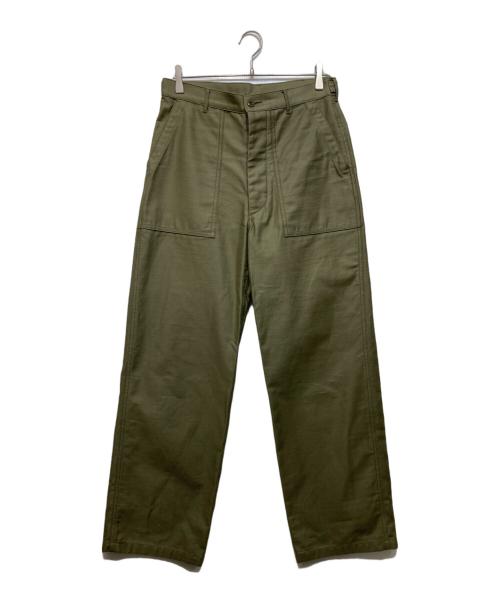 HYKE（ハイク）HYKE (ハイク) BACK SATIN BAKER PANTS カーキ サイズ:XXLの古着・服飾アイテム