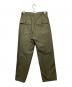 HYKE (ハイク) BACK SATIN BAKER PANTS カーキ サイズ:XXL：13000円