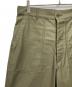 中古・古着 HYKE (ハイク) BACK SATIN BAKER PANTS カーキ サイズ:XXL：13000円