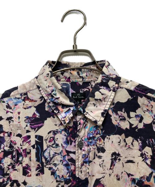PAUL SMITH（ポールスミス）Paul Smith (ポールスミス) 総柄シャツ パープル サイズ:Lの古着・服飾アイテム