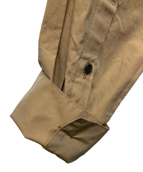 allureville（アルアバイル）allureville (アルアバイル) ディタッチャブルシャンブレーワンピース ブラウン サイズ:2の古着・服飾アイテム