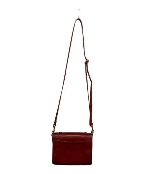 COACH（コーチ）COACH (コーチ) キップ ターンロック クロスボディ レッドの古着・服飾アイテム