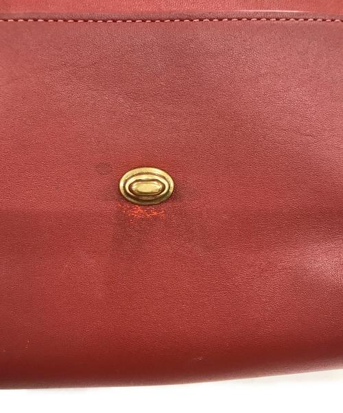 COACH（コーチ）COACH (コーチ) キップ ターンロック クロスボディ レッドの古着・服飾アイテム
