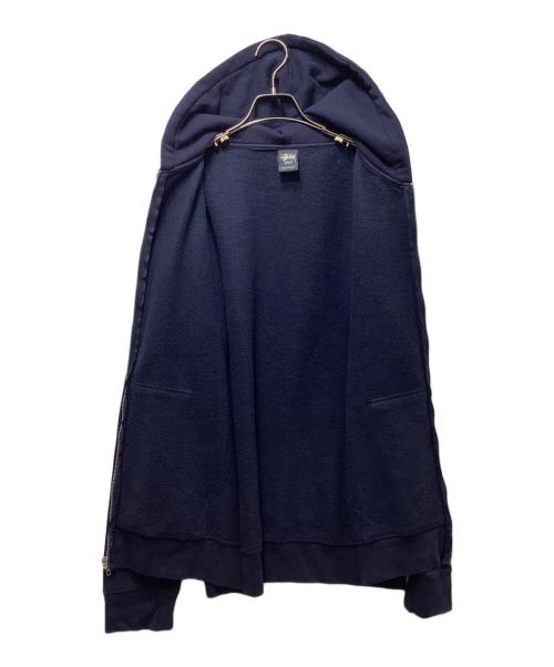stussy（ステューシー）stussy (ステューシー) ジップパーカー ネイビー サイズ:Lの古着・服飾アイテム