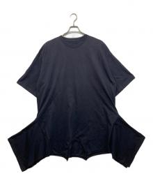 MM6 Maison Margiela（エムエムシックスメゾンマルジェラ）の古着「反転デザインカットソーワンピース」｜ネイビー