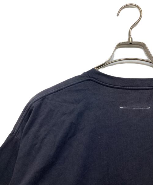 MM6 Maison Margiela（エムエムシックスメゾンマルジェラ）MM6 Maison Margiela (エムエムシックスメゾンマルジェラ) 反転デザインカットソーワンピース ネイビー サイズ:XSの古着・服飾アイテム