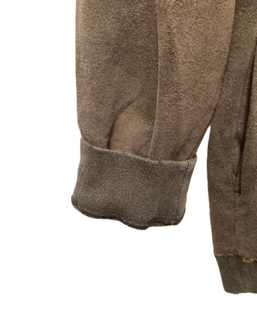 UNDERCOVER（アンダーカバー）UNDERCOVER (アンダーカバー) 21SS ボロ加工ワイドスウェット UC1A4802 / クルーネックスウェット ブラウン サイズ:3の古着・服飾アイテム