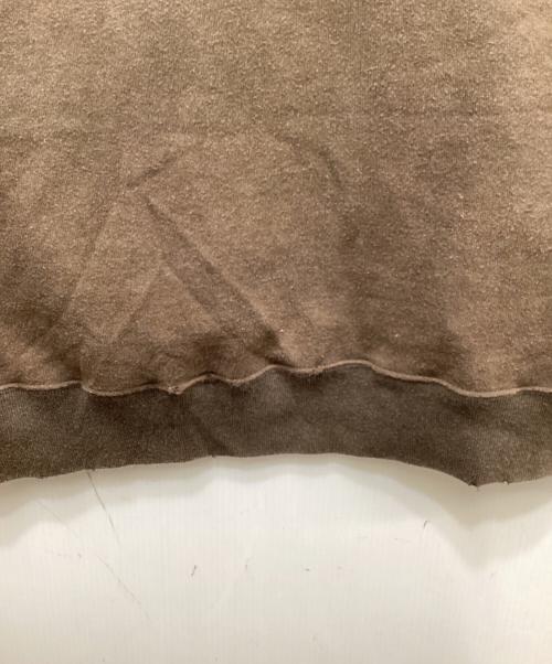 UNDERCOVER（アンダーカバー）UNDERCOVER (アンダーカバー) 21SS ボロ加工ワイドスウェット UC1A4802 / クルーネックスウェット ブラウン サイズ:3の古着・服飾アイテム