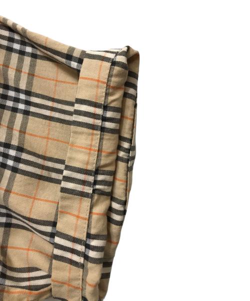 Burberry's（バーバリーズ）Burberry's (バーバリーズ) ノバチェック半袖シャツ ベージュ サイズ:XLの古着・服飾アイテム