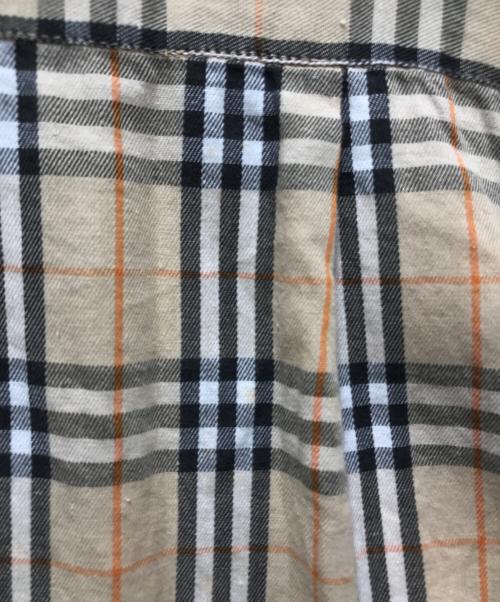 Burberry's（バーバリーズ）Burberry's (バーバリーズ) ノバチェック半袖シャツ ベージュ サイズ:XLの古着・服飾アイテム