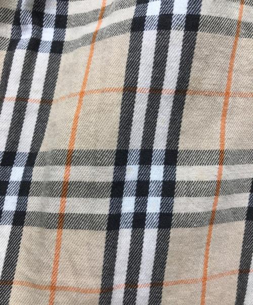 Burberry's（バーバリーズ）Burberry's (バーバリーズ) ノバチェック半袖シャツ ベージュ サイズ:XLの古着・服飾アイテム
