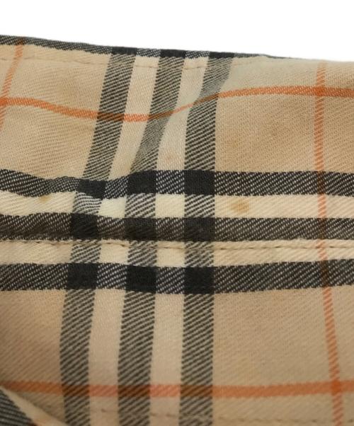 Burberry's（バーバリーズ）Burberry's (バーバリーズ) ノバチェック半袖シャツ ベージュ サイズ:XLの古着・服飾アイテム
