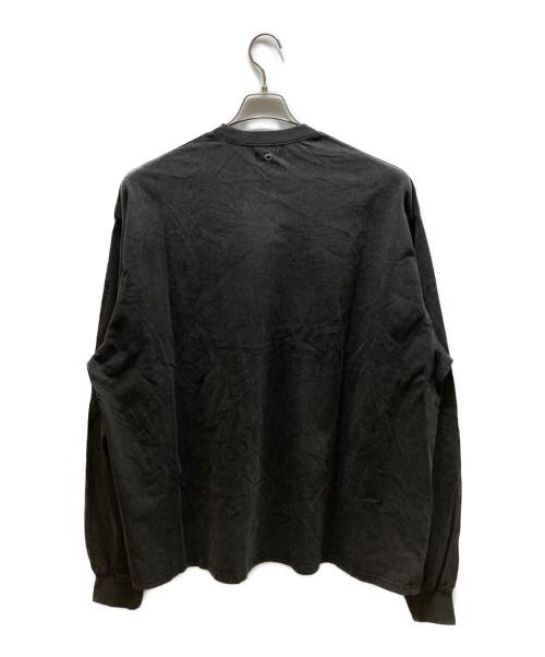 BASICKS（ベイシックス）BASICKS (ベイシックス) フェード加工ロングスリーブカットソー グレー サイズ:Mの古着・服飾アイテム