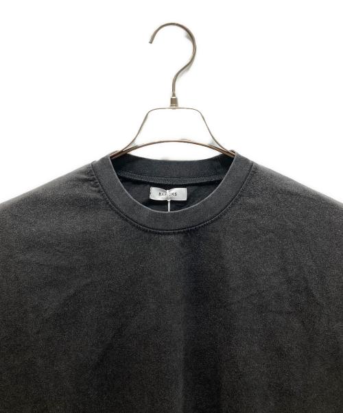 BASICKS（ベイシックス）BASICKS (ベイシックス) フェード加工ロングスリーブカットソー グレー サイズ:Mの古着・服飾アイテム