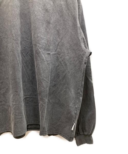 BASICKS（ベイシックス）BASICKS (ベイシックス) フェード加工ロングスリーブカットソー グレー サイズ:Mの古着・服飾アイテム