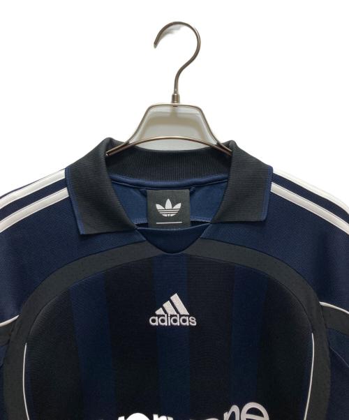 everyone（エブリワン）everyone (エブリワン) adidas (アディダス) ゲームシャツ ネイビー サイズ:Lの古着・服飾アイテム