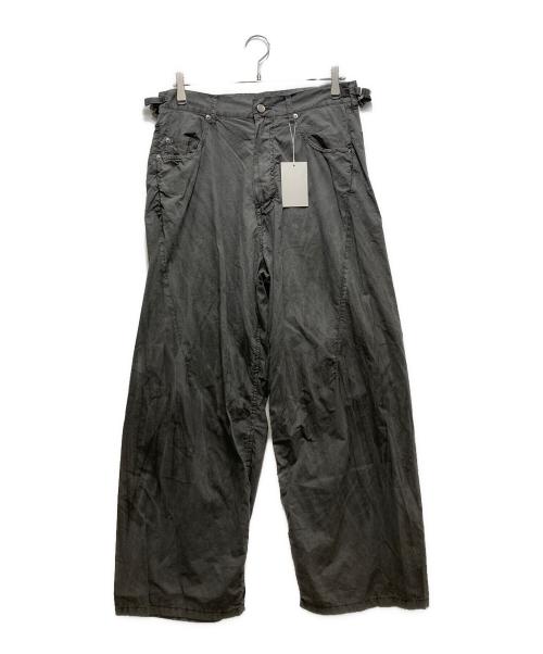 elephant TRIBAL fabrics（エレファントトライバルファブリックス）elephant TRIBAL fabrics (エレファントトライバルファブリックス) ON THE WAY DENIM PANTS グレー サイズ:Mの古着・服飾アイテム