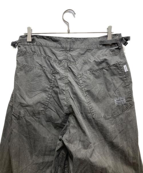 elephant TRIBAL fabrics（エレファントトライバルファブリックス）elephant TRIBAL fabrics (エレファントトライバルファブリックス) ON THE WAY DENIM PANTS グレー サイズ:Mの古着・服飾アイテム